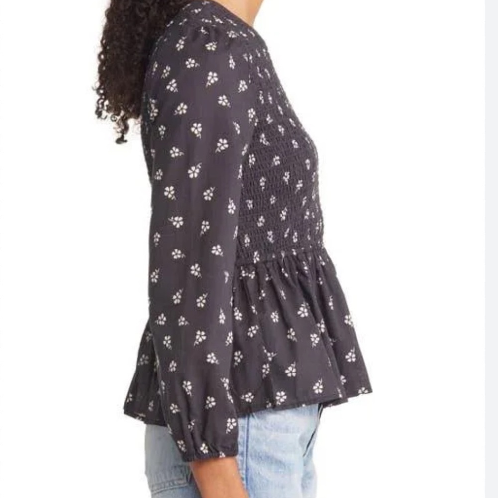 Marine Layer Gabrielle Floral Smocked Long
Sleeve Top XS NWT - Picture 11 of 12